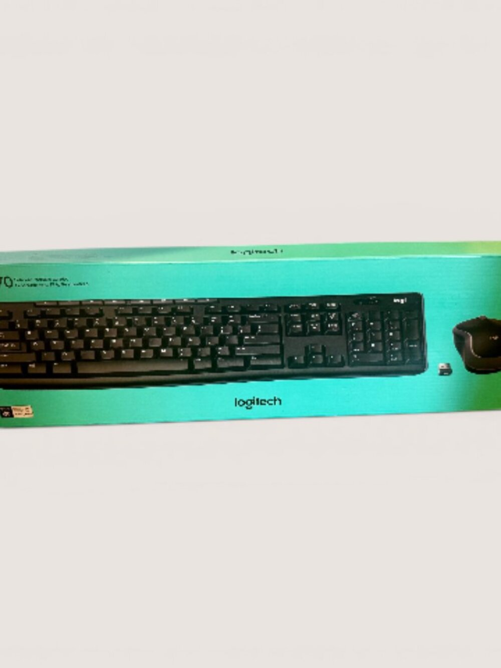 NIB Logitech MK270 Full-Size Wireless Keyboard and Mouse Combo Black